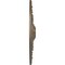 Ekena Millwork Naple Ceiling Medallion (Fits Canopies up to 3 3/8"), Hand-Painted Warm Silver, 37 1/2"OD x 3 3/8"P CM37NAWSS - alternate 2